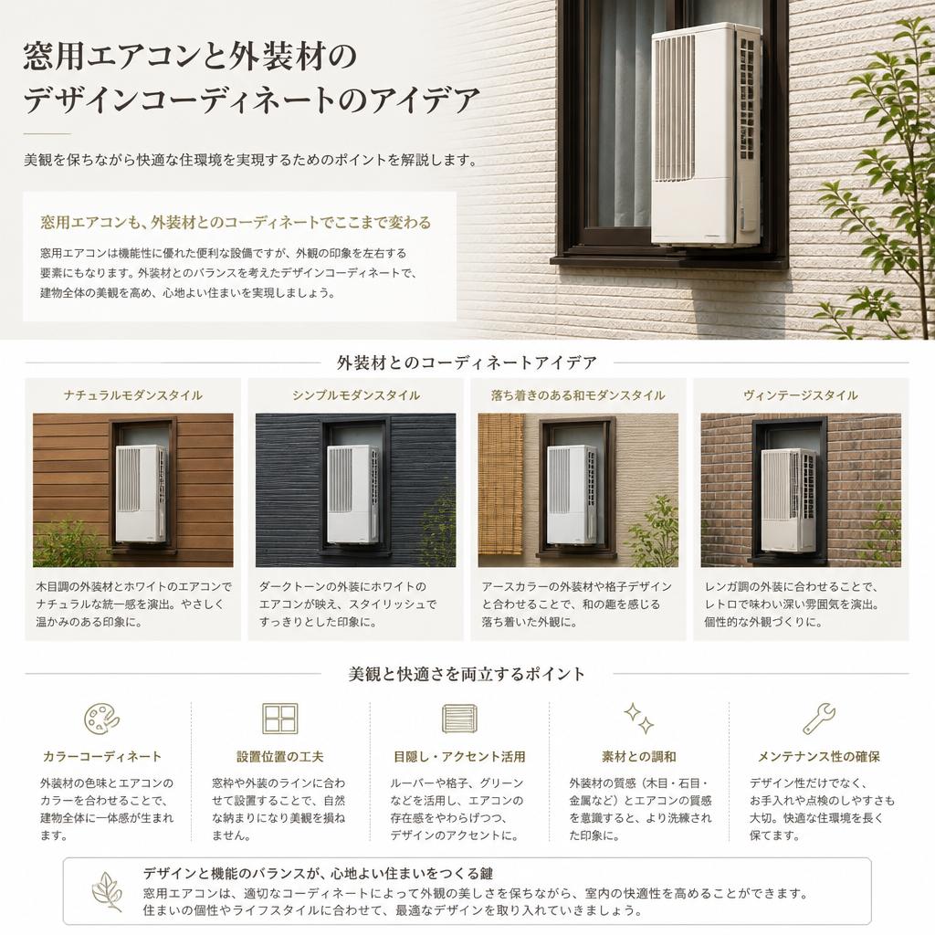 外装材とのコーディネートアイデア
