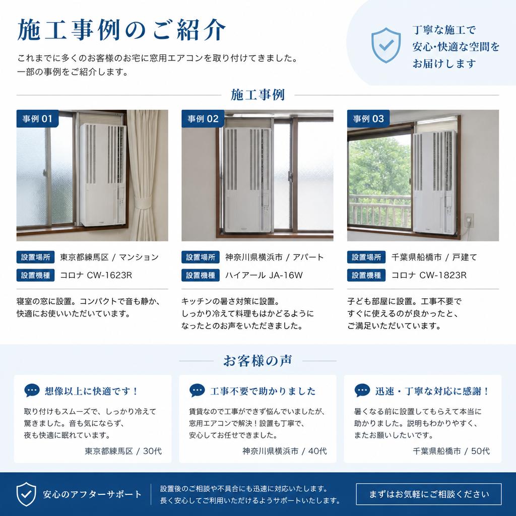 実際の施工事例を紹介