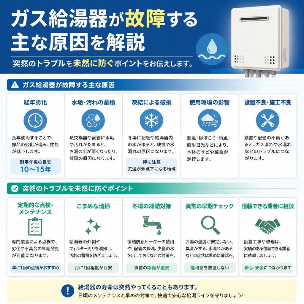 2. 故障の主な原因