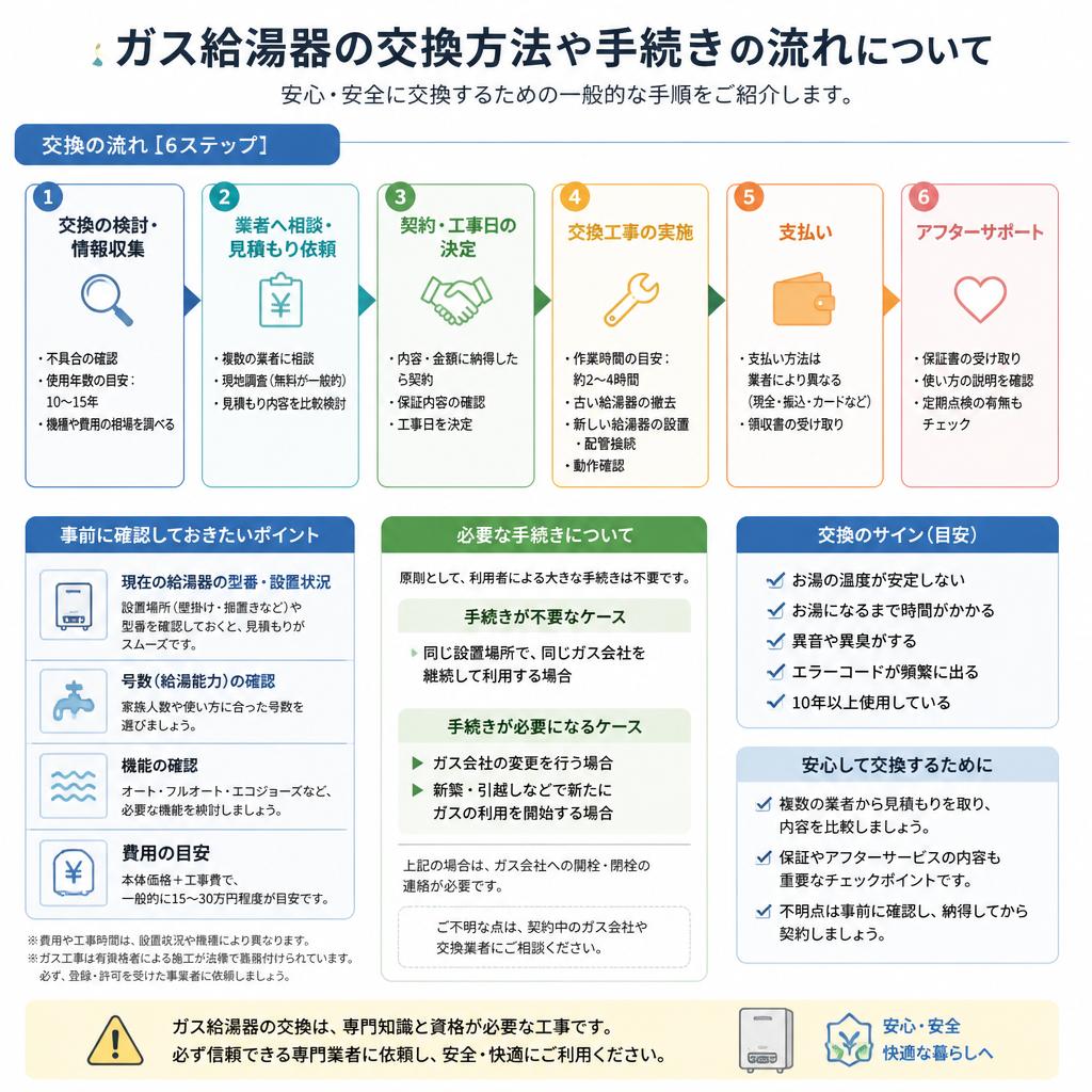 4. 交換手続きの流れ