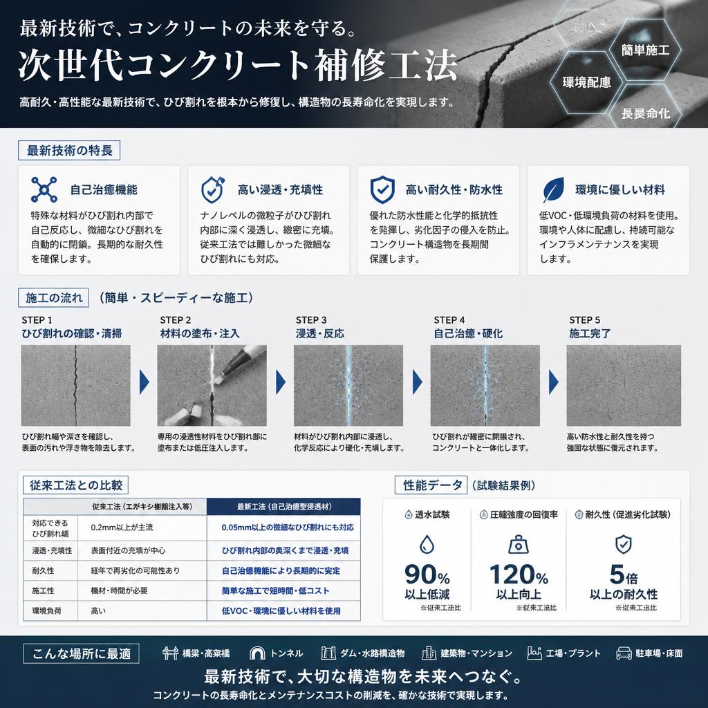 最新の補修技術